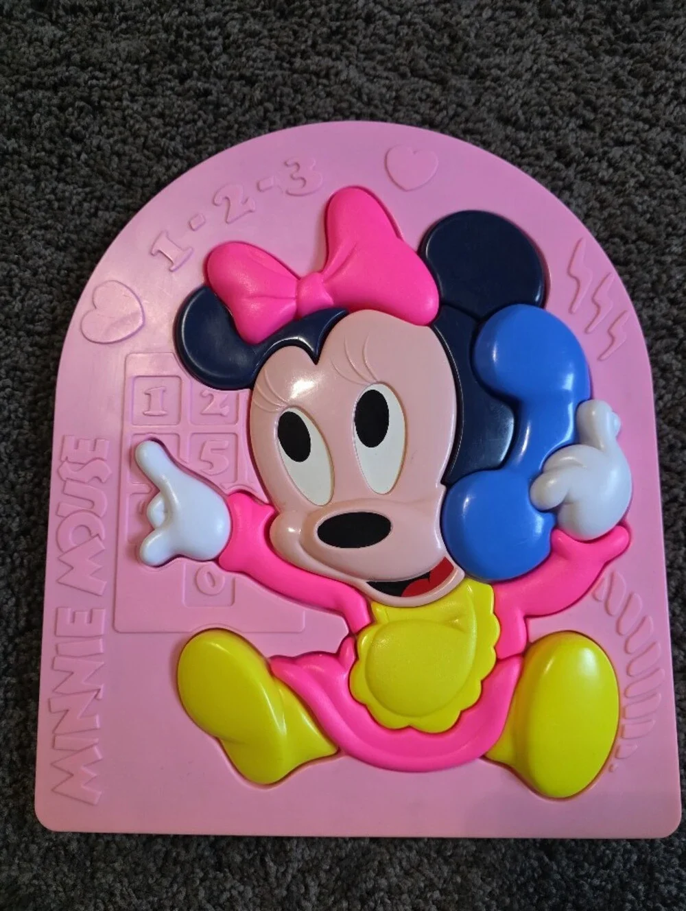 1980's Disney Mickey &  Minnie 3D Puzzles